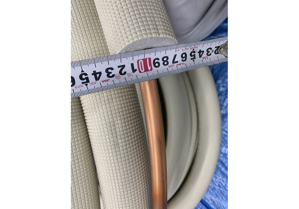 冷媒管被覆20mm仕様確認15.9φVer