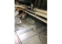 分岐管溶接作業中