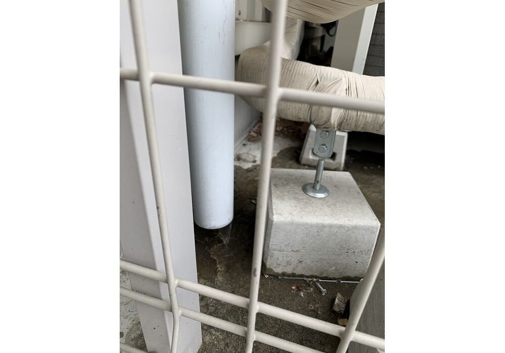 ドレン配管ドレンアップテスト中②排水確認